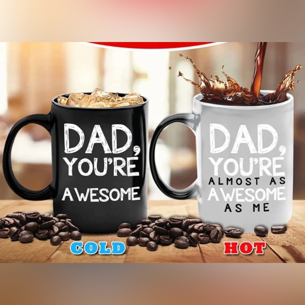 HEAT‎ SENSITIVE COLOR CHANGING 12oz MUG Great Gift For Father’s Day